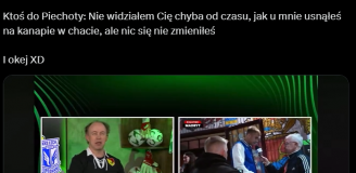 HIT! Dominik Piechota kończy wywiad, a ktoś do niego... xD